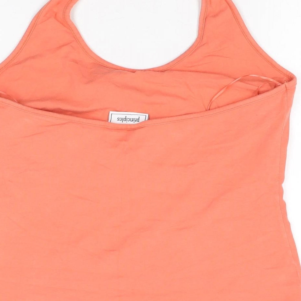 Womens UK Size 16 Principles Pink Basic T-Shirt