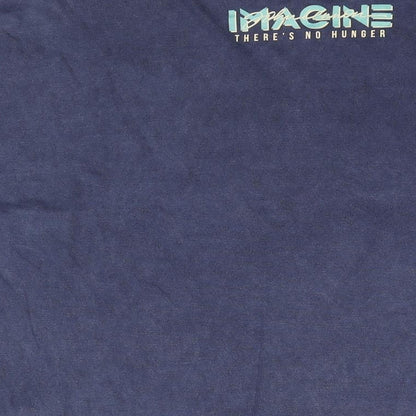 Mens UK Size L Hard Rock Blue  T-Shirt