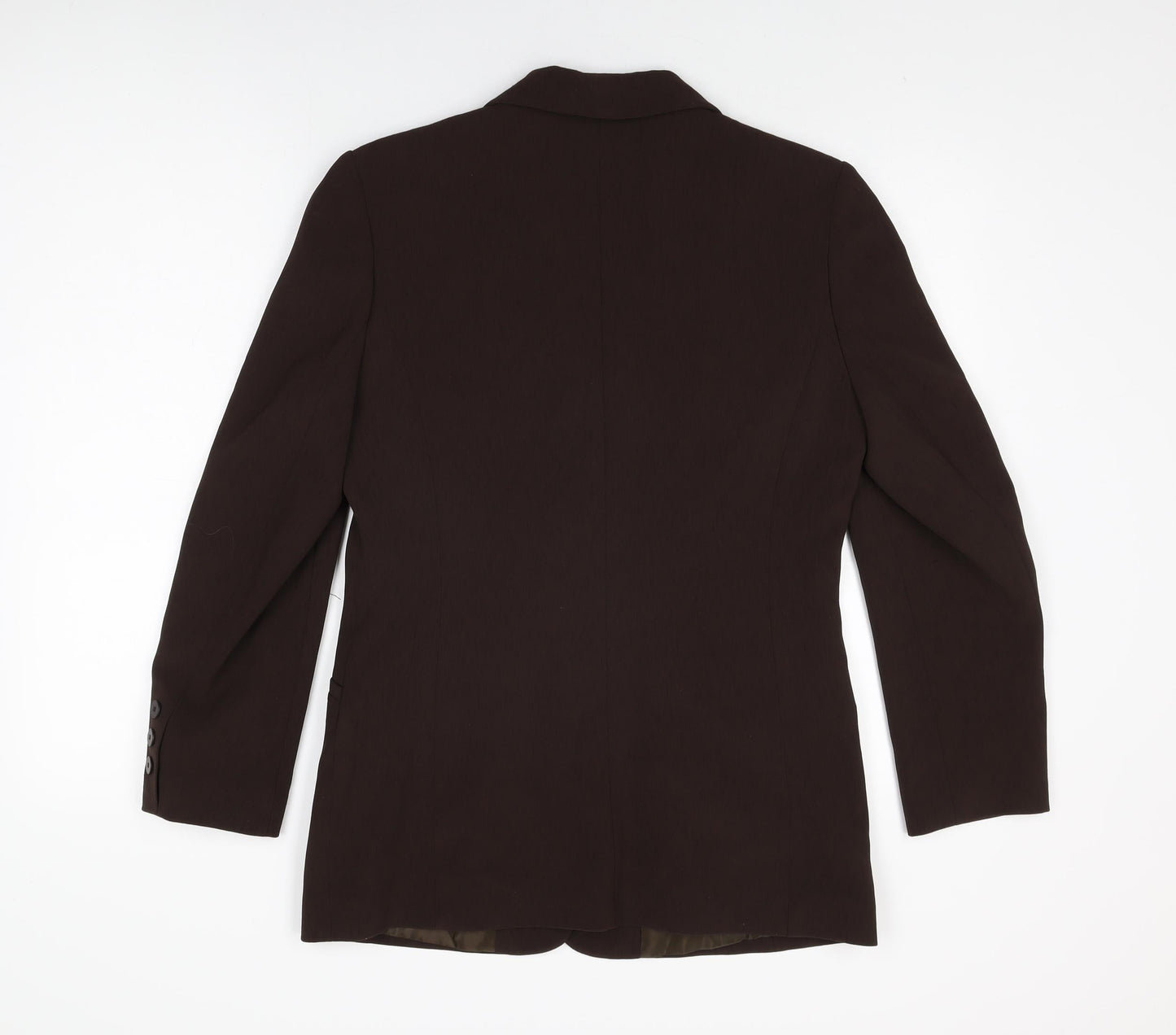 Bonmarché Womens Brown Polyester Jacket Blazer Size 12