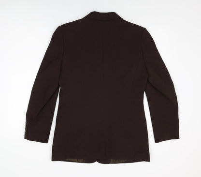Bonmarché Womens Brown Polyester Jacket Blazer Size 12