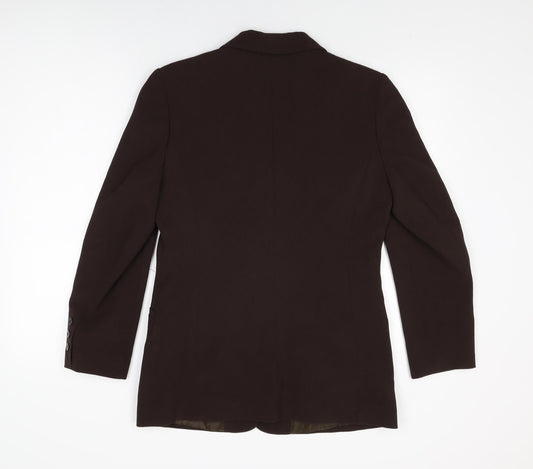 Bonmarché Womens Brown Polyester Jacket Blazer Size 12