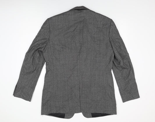 Marks and Spencer Mens Grey Wool Jacket Suit Jacket Size 42 Regular