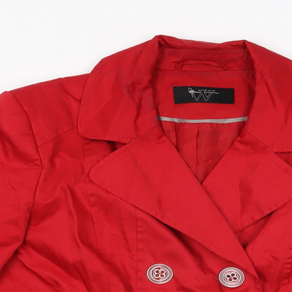 Womens UK Size 14 BHS Red Jacket