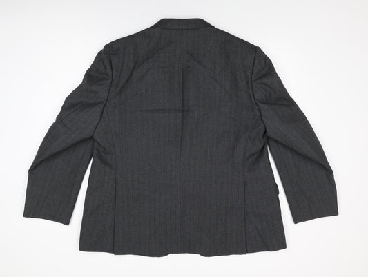 Mens UK Size 48 Canda Regular Grey Suit Jacket