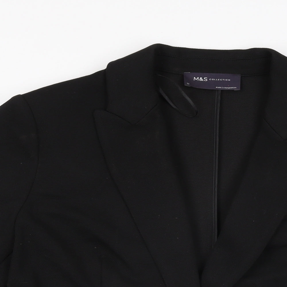 Womens UK Size 12 Marks and Spencer Black Jacket