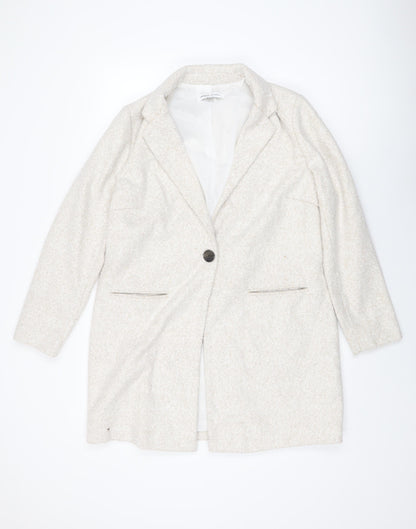 Womens UK Size 14 Capsule Beige Overcoat