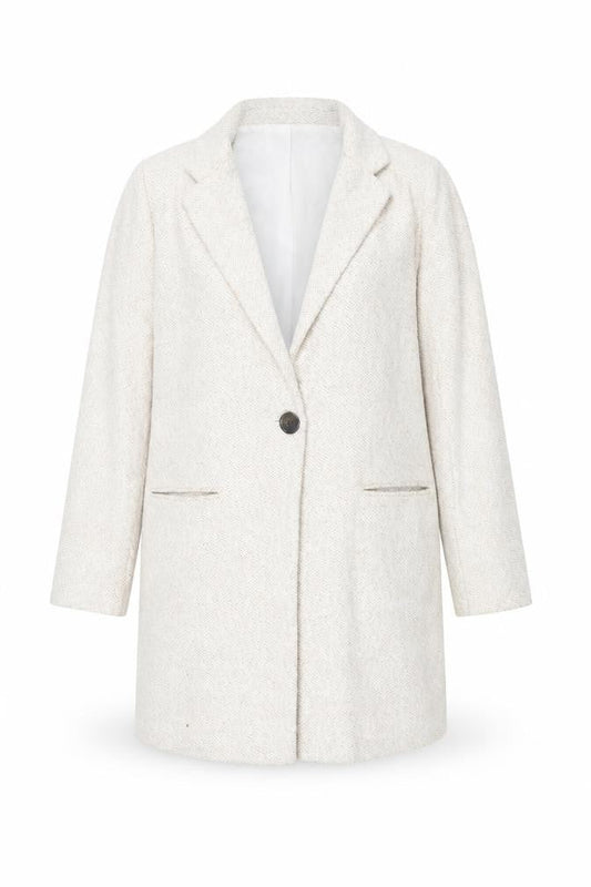 Womens UK Size 14 Capsule Beige Overcoat