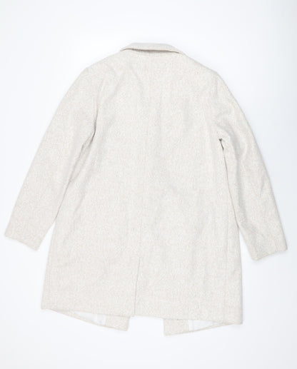 Womens UK Size 14 Capsule Beige Overcoat