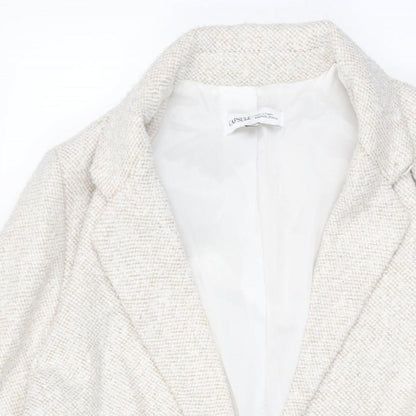 Womens UK Size 14 Capsule Beige Overcoat