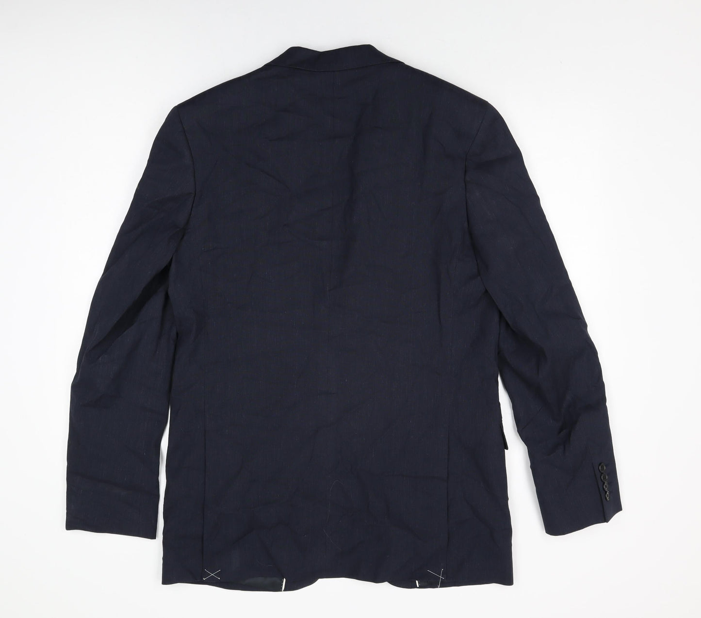 Mens UK Size 40 Marks and Spencer Regular Blue Suit Jacket