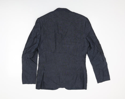 Mens UK Size 36 H&M Regular Blue Suit Jacket