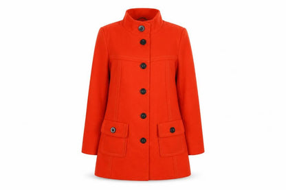 Womens UK Size 14 NEXT Red Overcoat