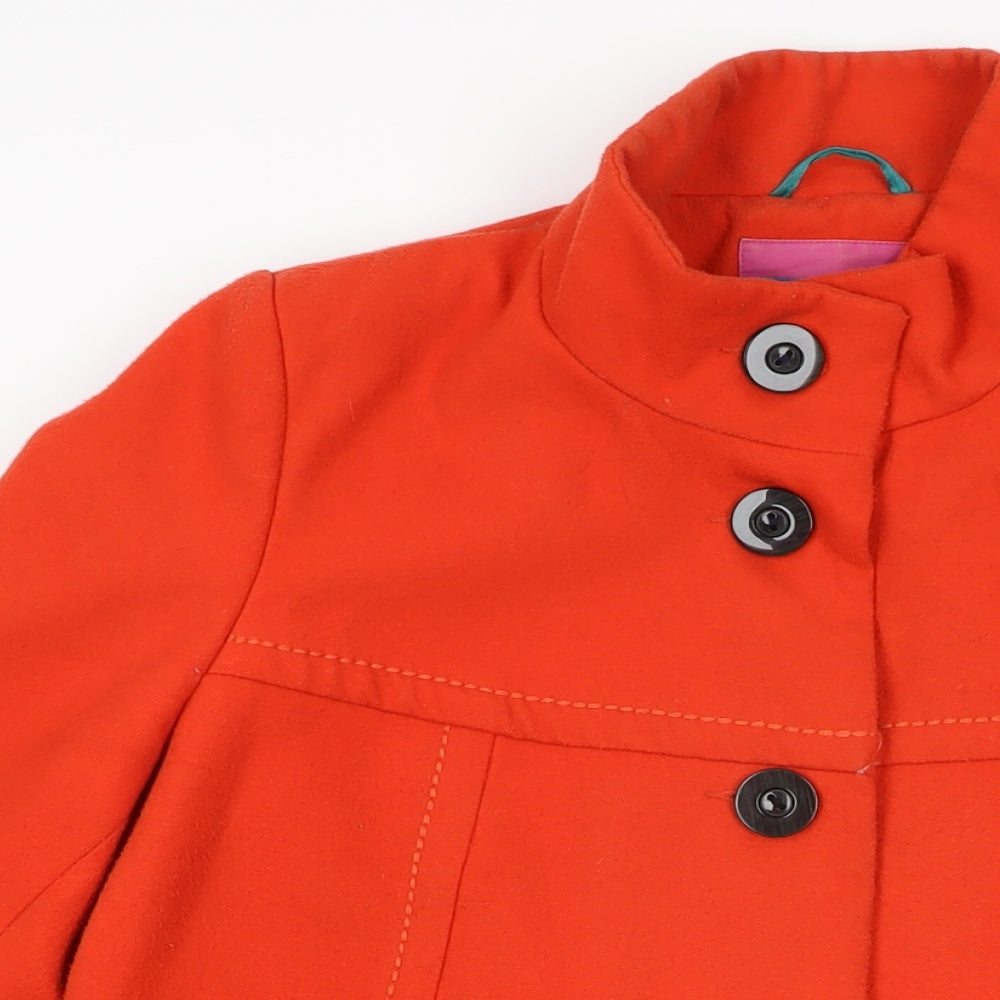Womens UK Size 14 NEXT Red Overcoat
