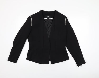 Womens UK Size 14 H&M Black Jacket