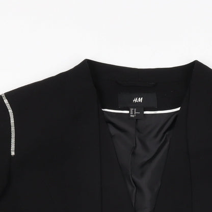 Womens UK Size 14 H&M Black Jacket