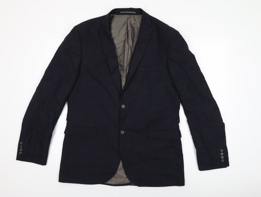Mens UK Size 42 NEXT Regular Blue Suit Jacket