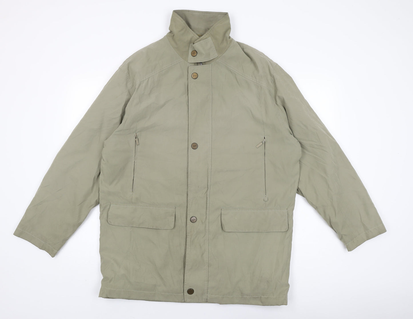 Mens UK Size 48 Jupiter Green Overcoat