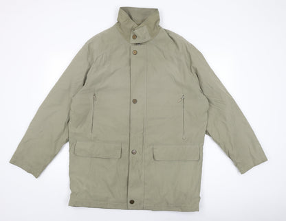 Mens UK Size 48 Jupiter Green Overcoat
