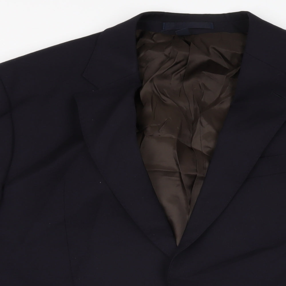 Mens UK Size 40 Marks and Spencer Regular Blue Suit Jacket