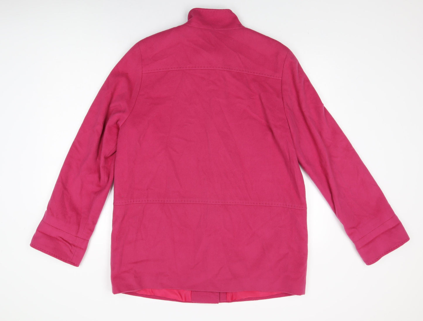 Womens UK Size 14 Marks and Spencer Pink Overcoat