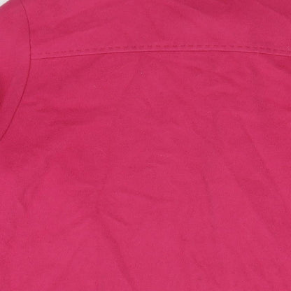 Womens UK Size 14 Marks and Spencer Pink Overcoat