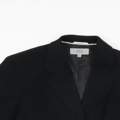 Womens UK Size 12 Marks and Spencer Black Jacket