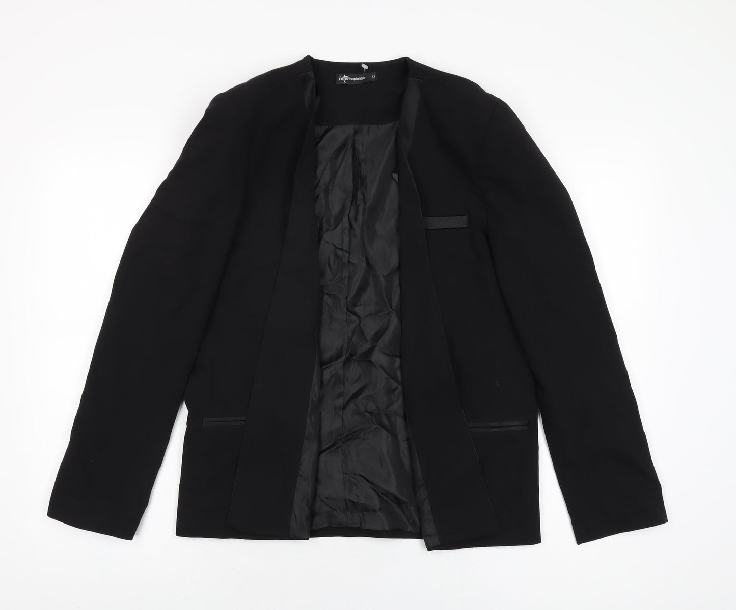 Womens UK Size 12 Internacionale Black Jacket