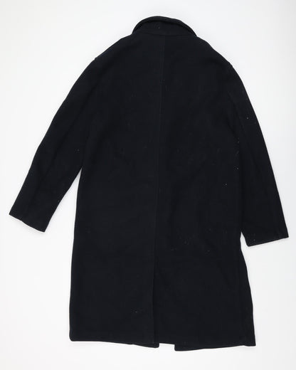 Womens UK Size S Zara Blue Overcoat