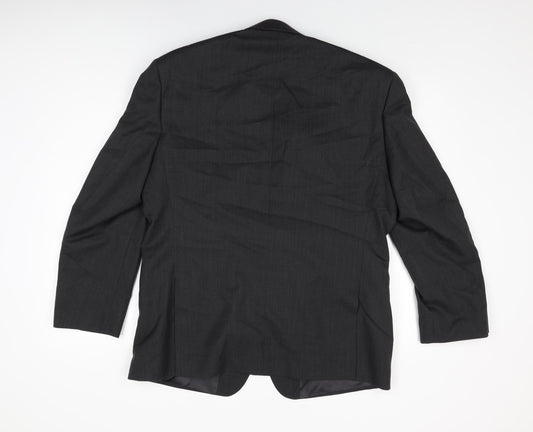 Mens UK Size 42 Scott International Regular Black Suit Jacket