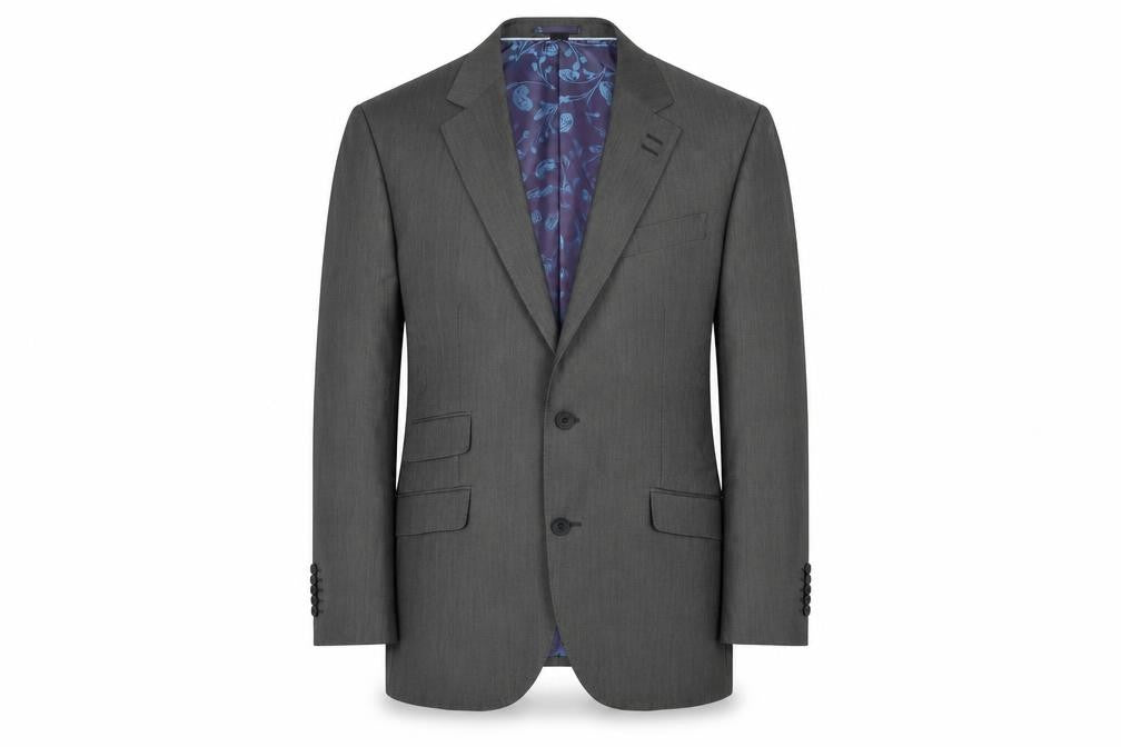 Mens UK Size 40 Jacamo Regular Grey Suit Jacket