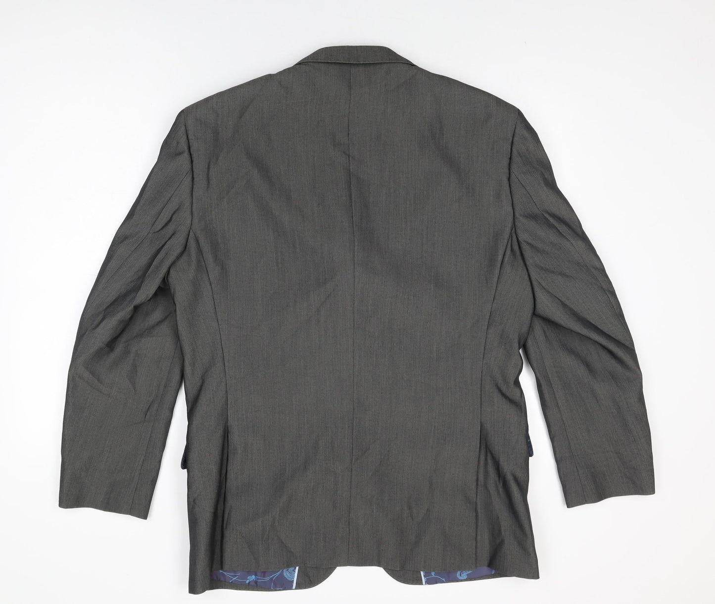 Mens UK Size 40 Jacamo Regular Grey Suit Jacket