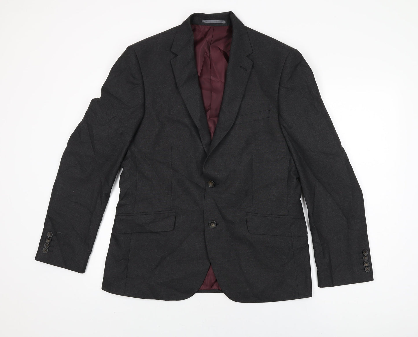 Mens UK Size 40 Marks and Spencer Regular Grey Suit Jacket