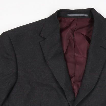 Mens UK Size 40 Marks and Spencer Regular Grey Suit Jacket