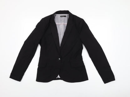 Womens UK Size S Stradivarius Black Jacket