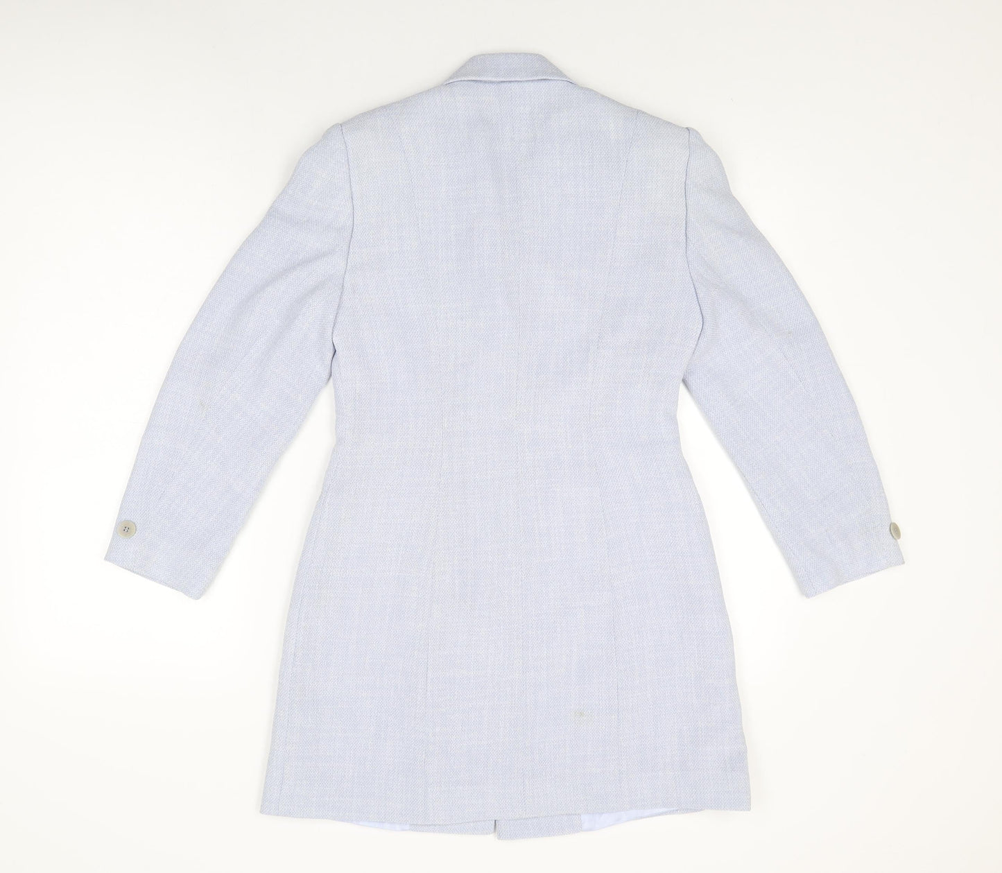 Womens UK Size 8 Precis Blue Overcoat