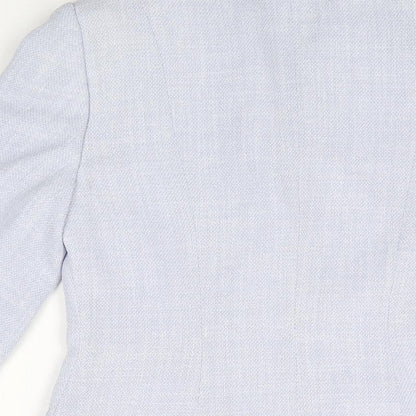 Womens UK Size 8 Precis Blue Overcoat