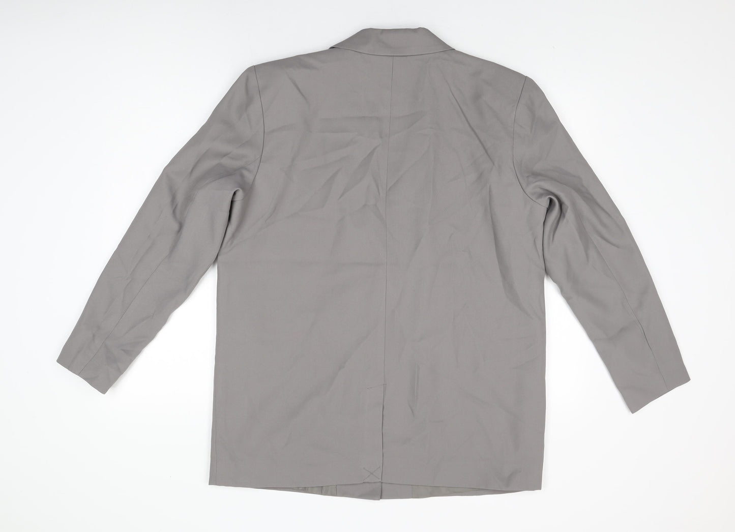 Noisy may Womens Grey Jacket Blazer Size M Button