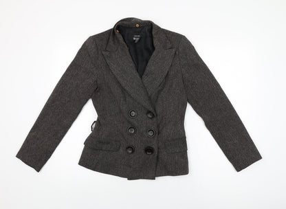 Womens UK Size M Zara Grey Jacket