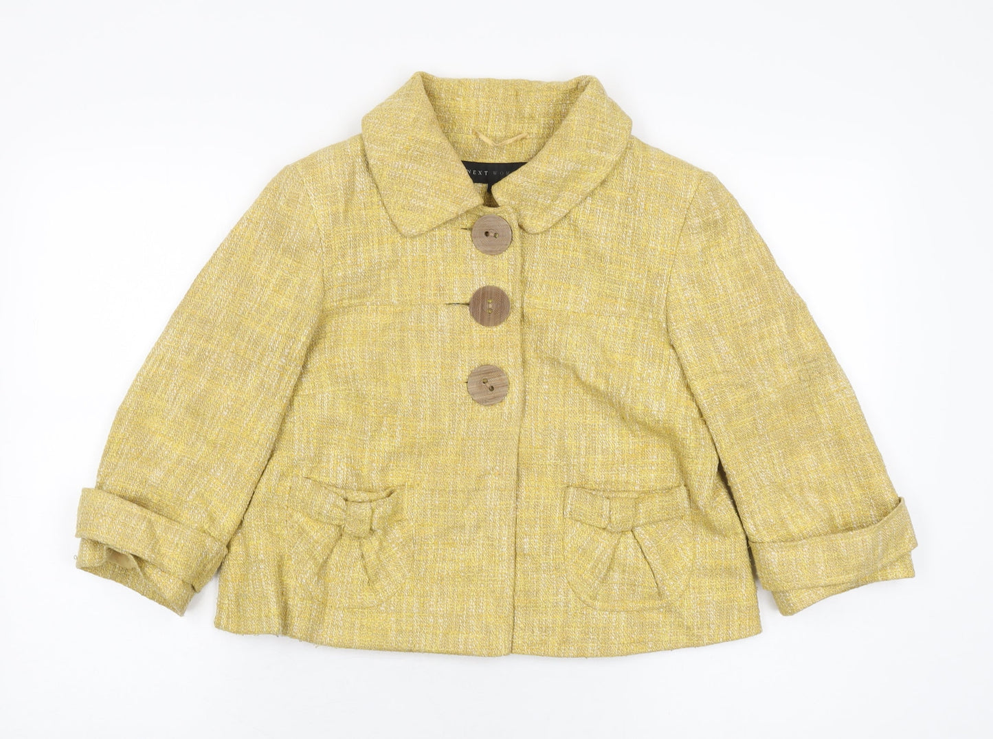 Womens UK Size 10 NEXT Yellow Jacket