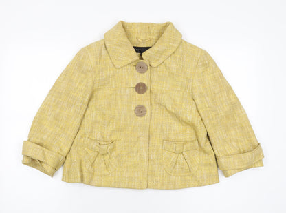 Womens UK Size 10 NEXT Yellow Jacket