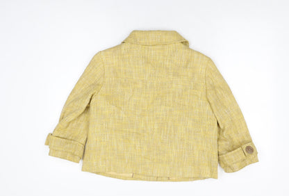 Womens UK Size 10 NEXT Yellow Jacket