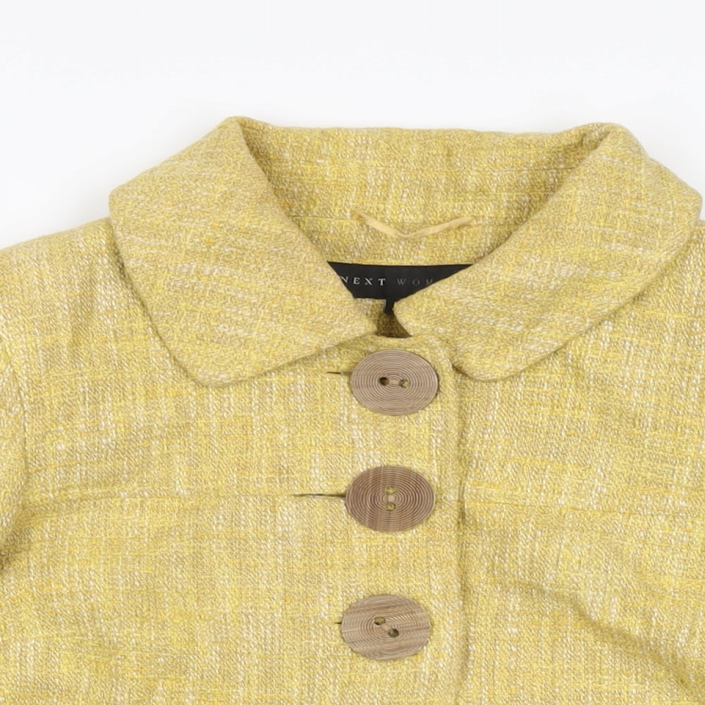 Womens UK Size 10 NEXT Yellow Jacket