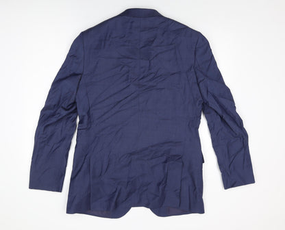 Mens UK Size 44 Marks and Spencer Regular Blue Suit Jacket