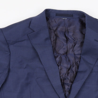 Mens UK Size 44 Marks and Spencer Regular Blue Suit Jacket