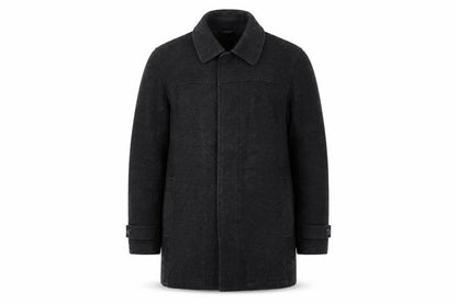 Mens UK Size S Debenhams Black Overcoat