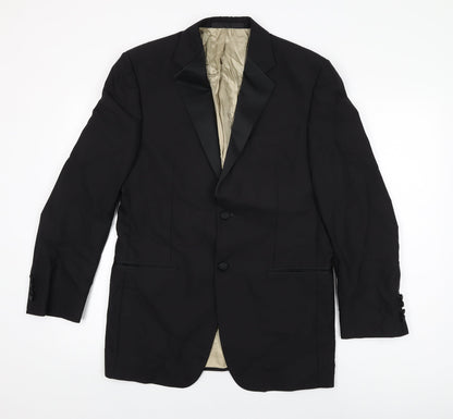 Mens UK Size 38 Marks and Spencer Regular Black Suit Jacket
