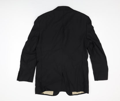 Mens UK Size 38 Marks and Spencer Regular Black Suit Jacket