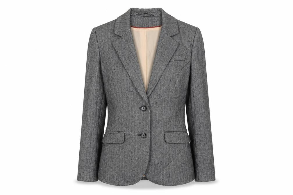 Womens UK Size 10 H&M Regular Grey Blazer