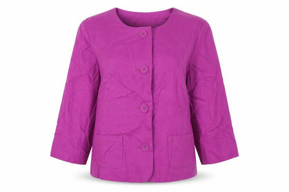 Marks & Spencer Womens Pink Jacket Size 14 Button