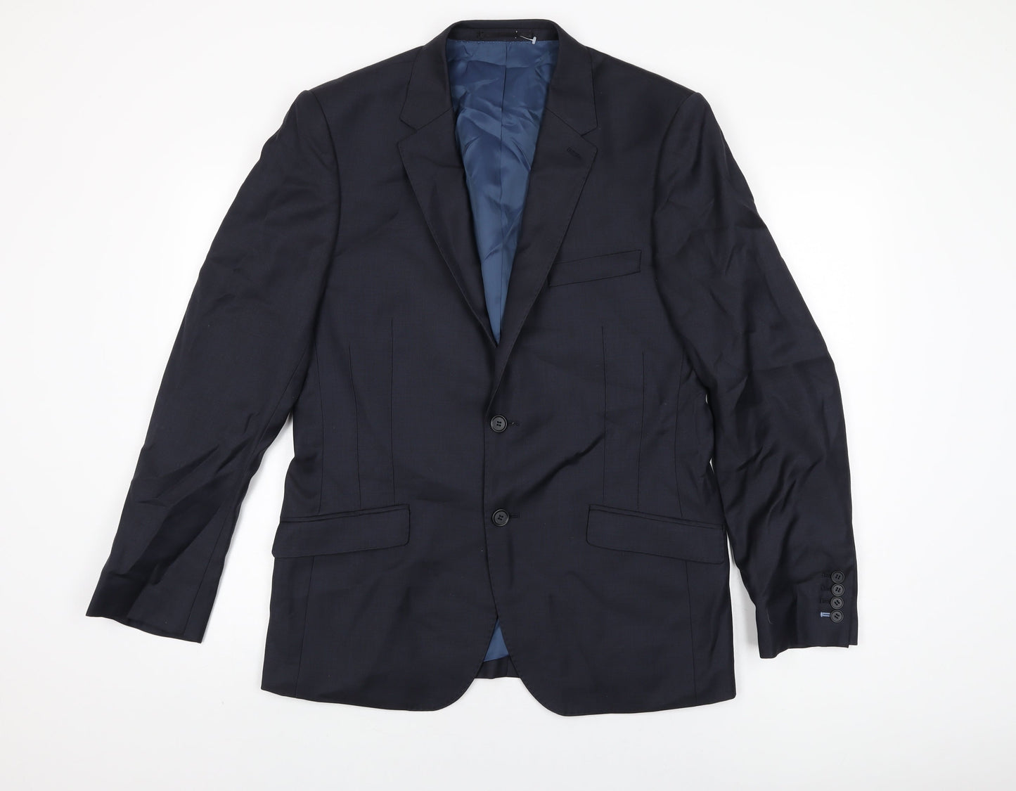 Mens UK Size 40 Linea Regular Black Suit Jacket